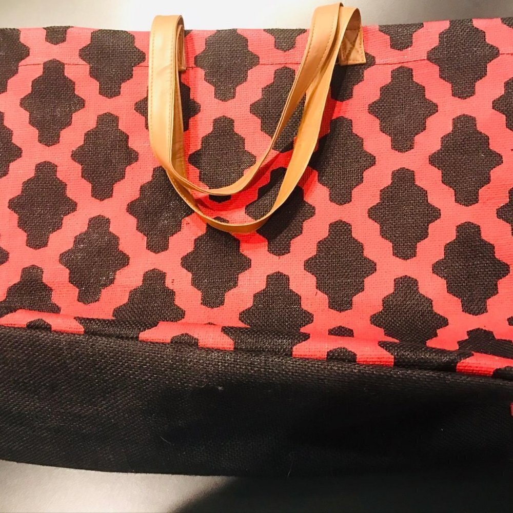 Mudpie Large Straw Handbag - image 4